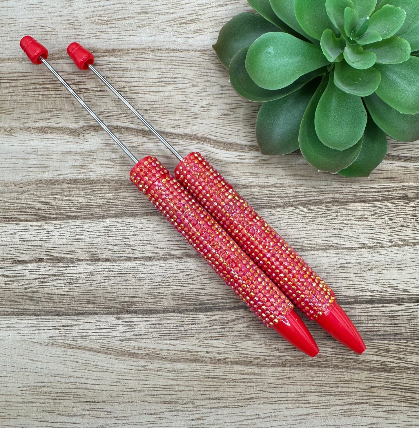 Rhinestone Beadable Pen Blank | Long Style