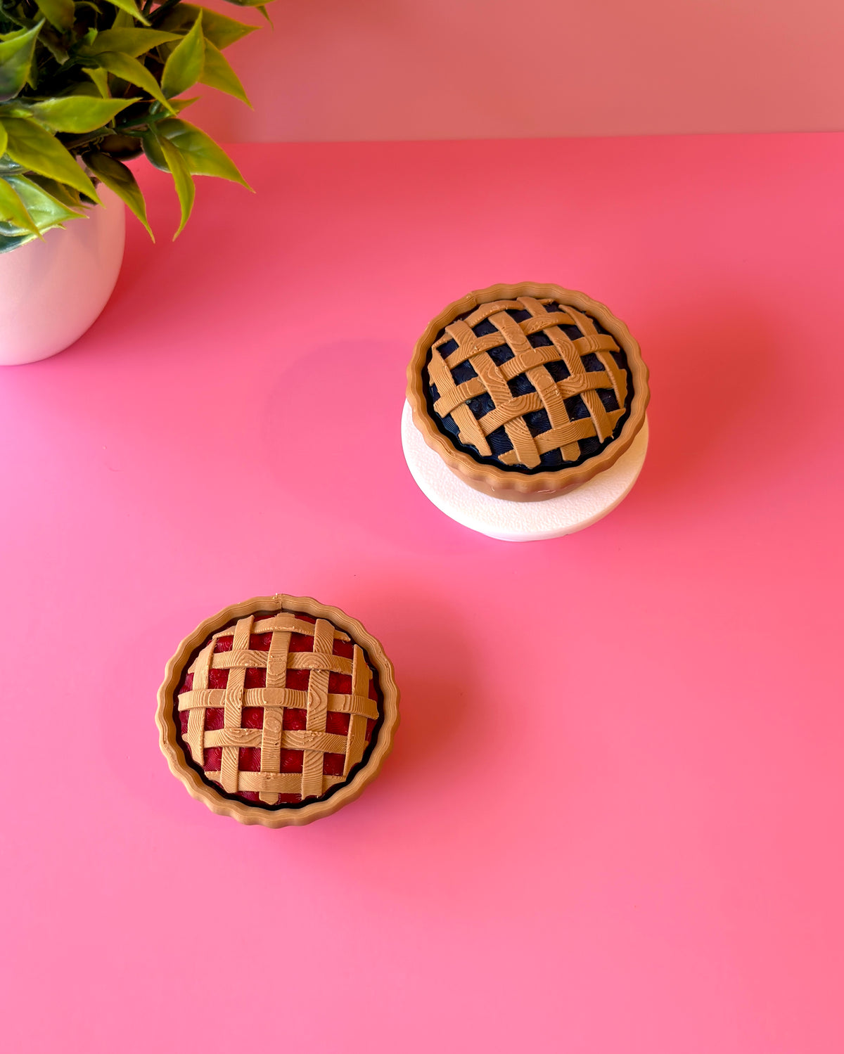 Blueberry or Cherry Pie Novelty Fidget Clicker