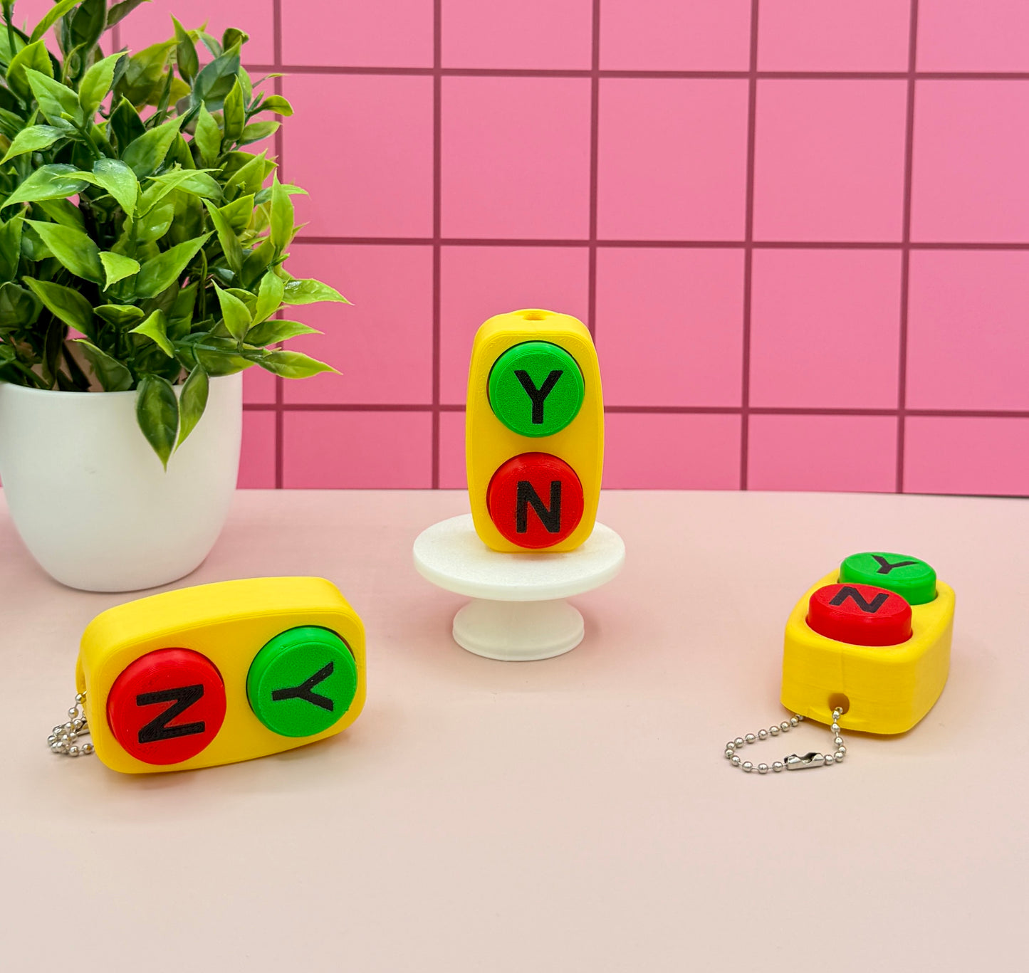 Bluey Yes No Fidget Clicker Novelty Collectible