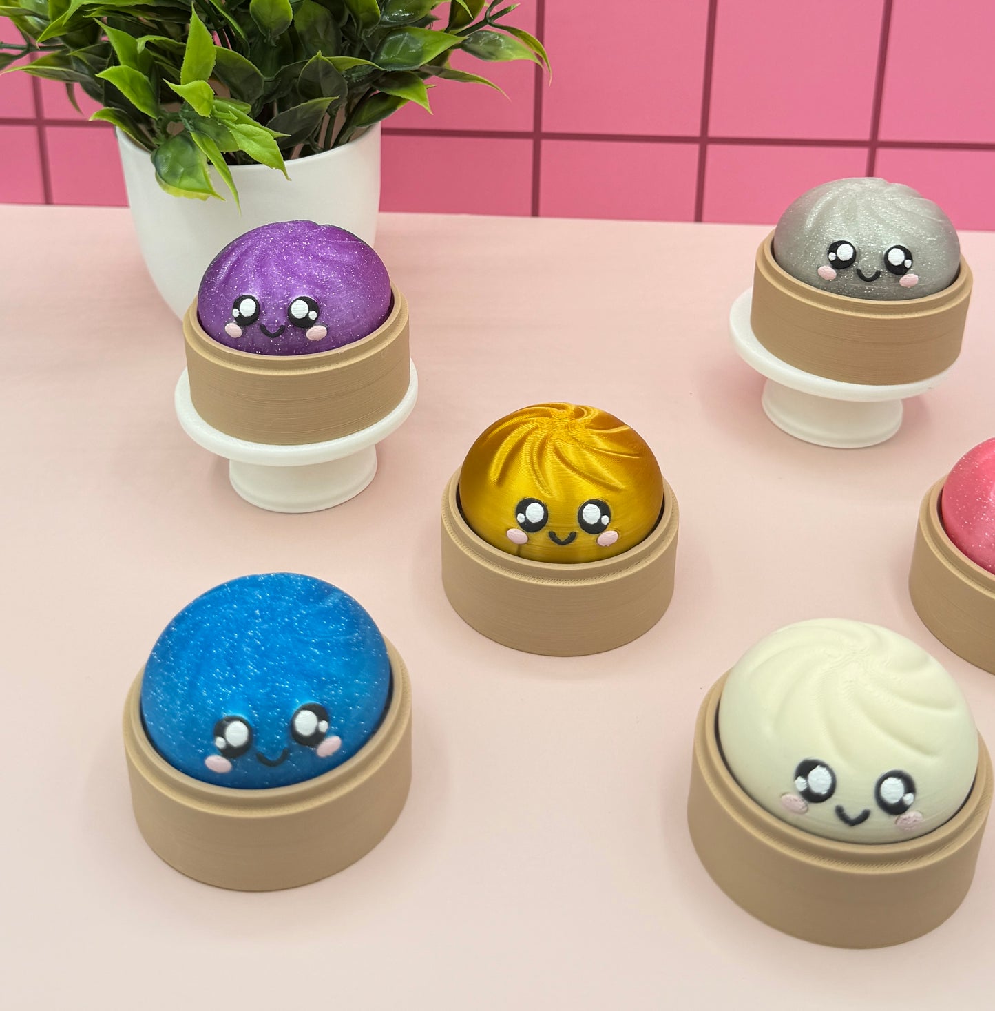 Dumpling Fidget Clicker Novelty Collectible
