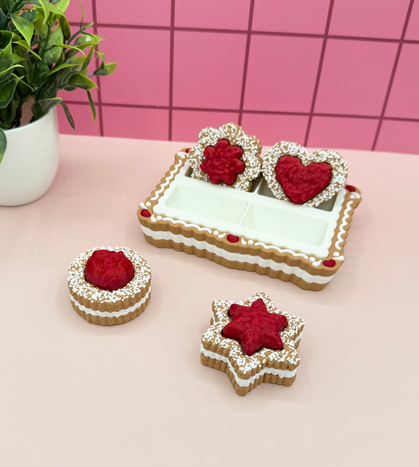 Jam Thumb Print Cookie Fidget Clicker Novelty Collectible