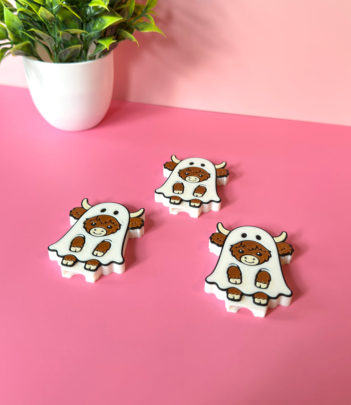 Cow Ghost Soda Pop Tab Opener Assistive Device Nail Saver