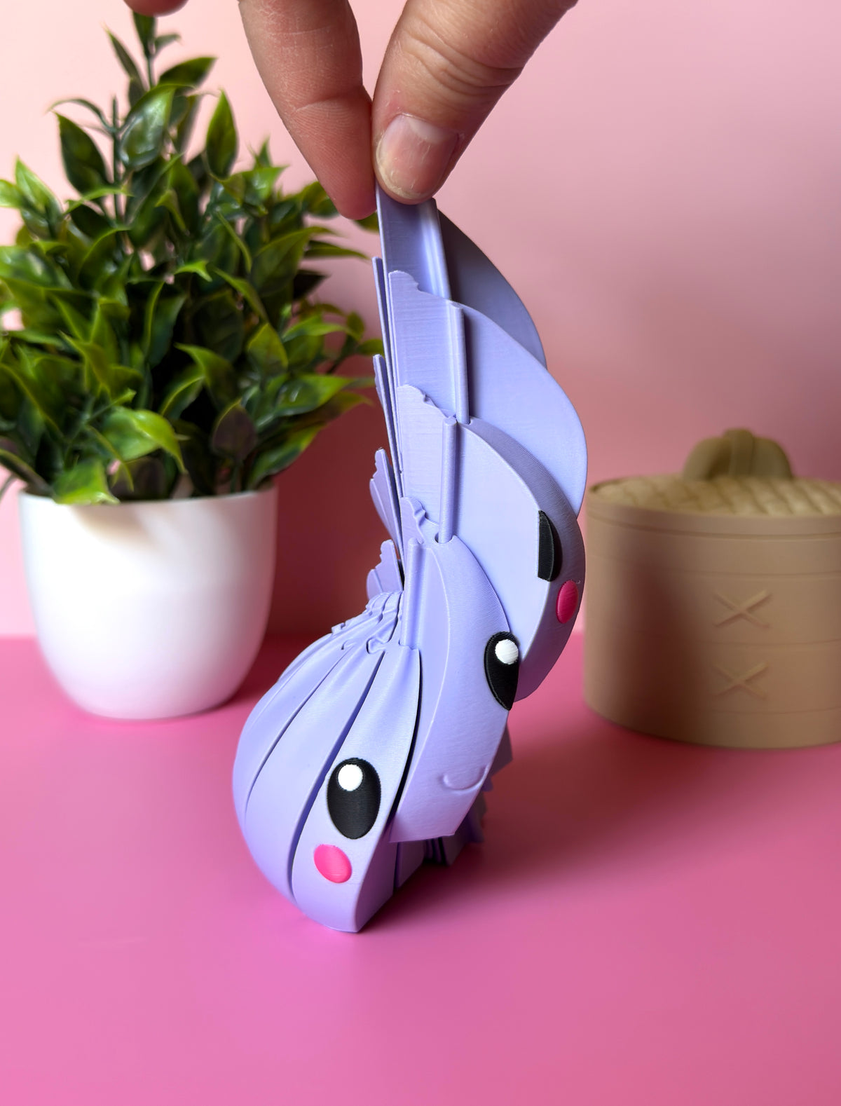Light Purple Flexi Dumpling Fidget with Storage Case
