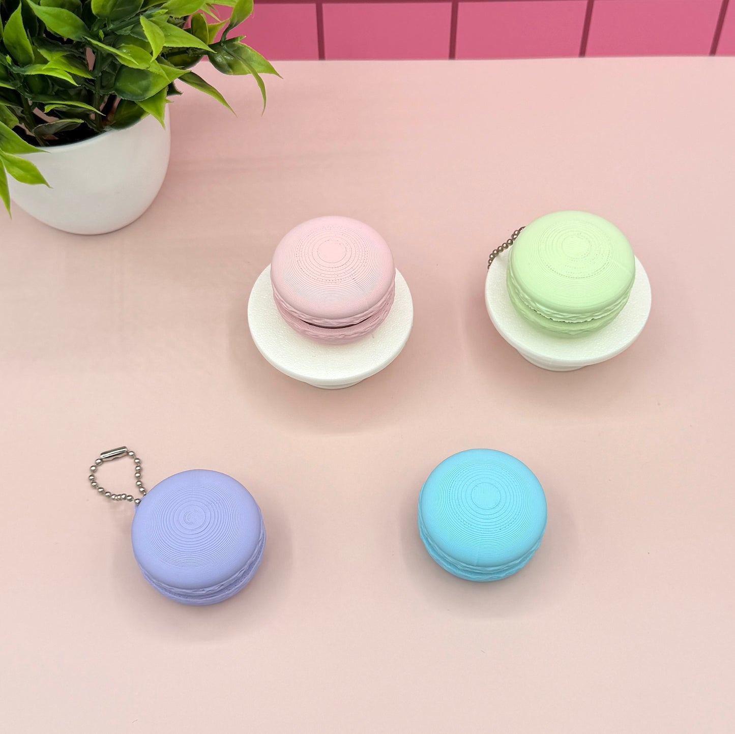 Macaroon Cookie Fidget Clicker Novelty Collectible