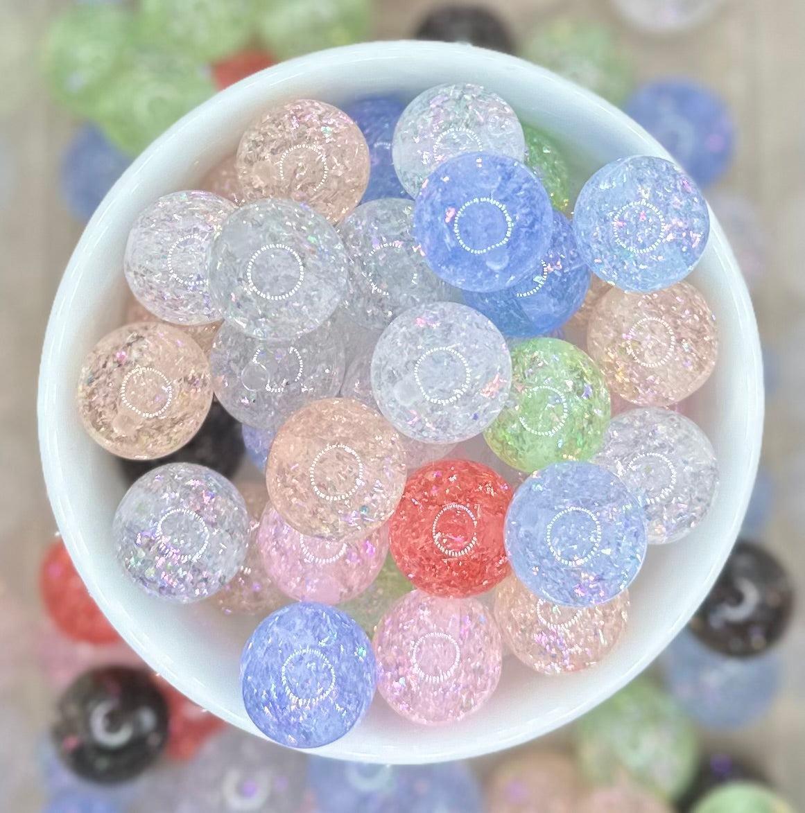 Acrylic and Wood Beads