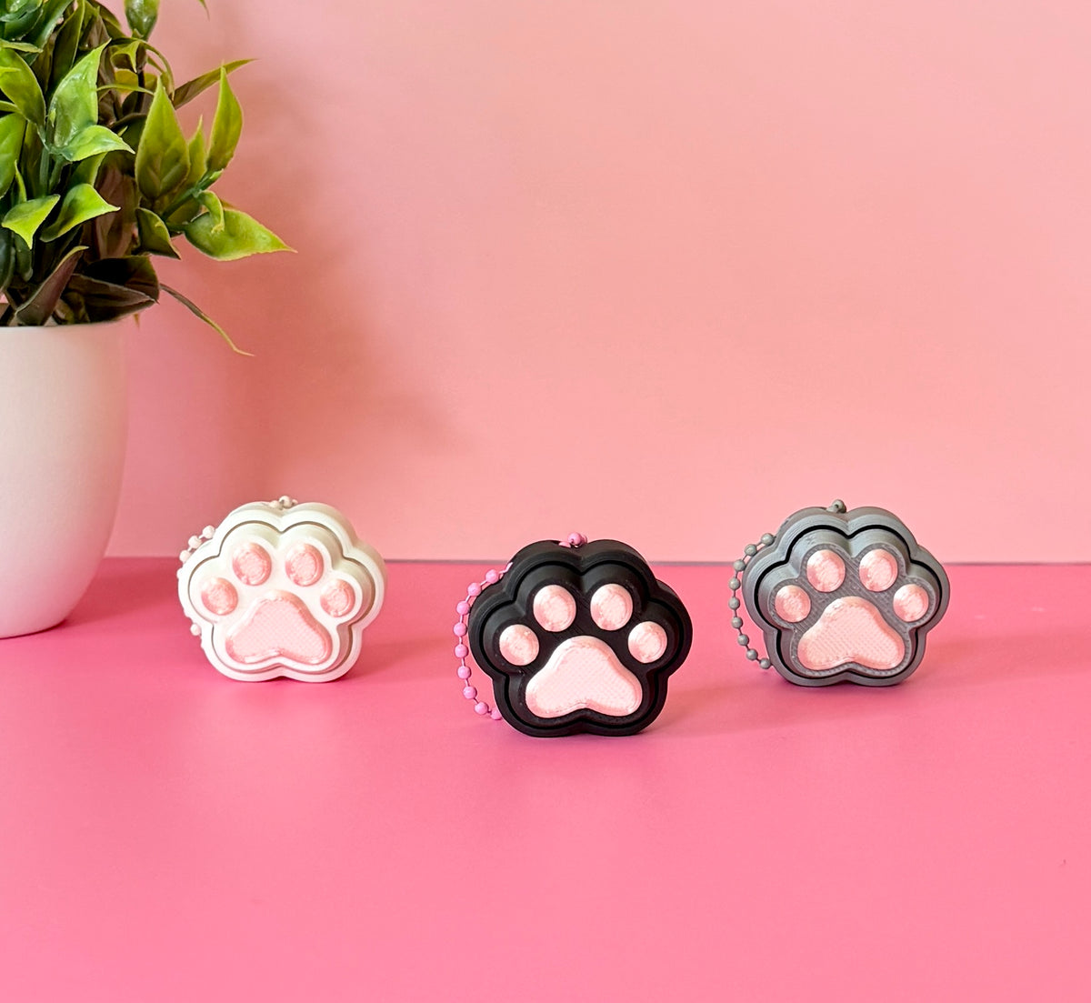 Kitty Paw Toe Beans Fidget Clicker Novelty Collectible