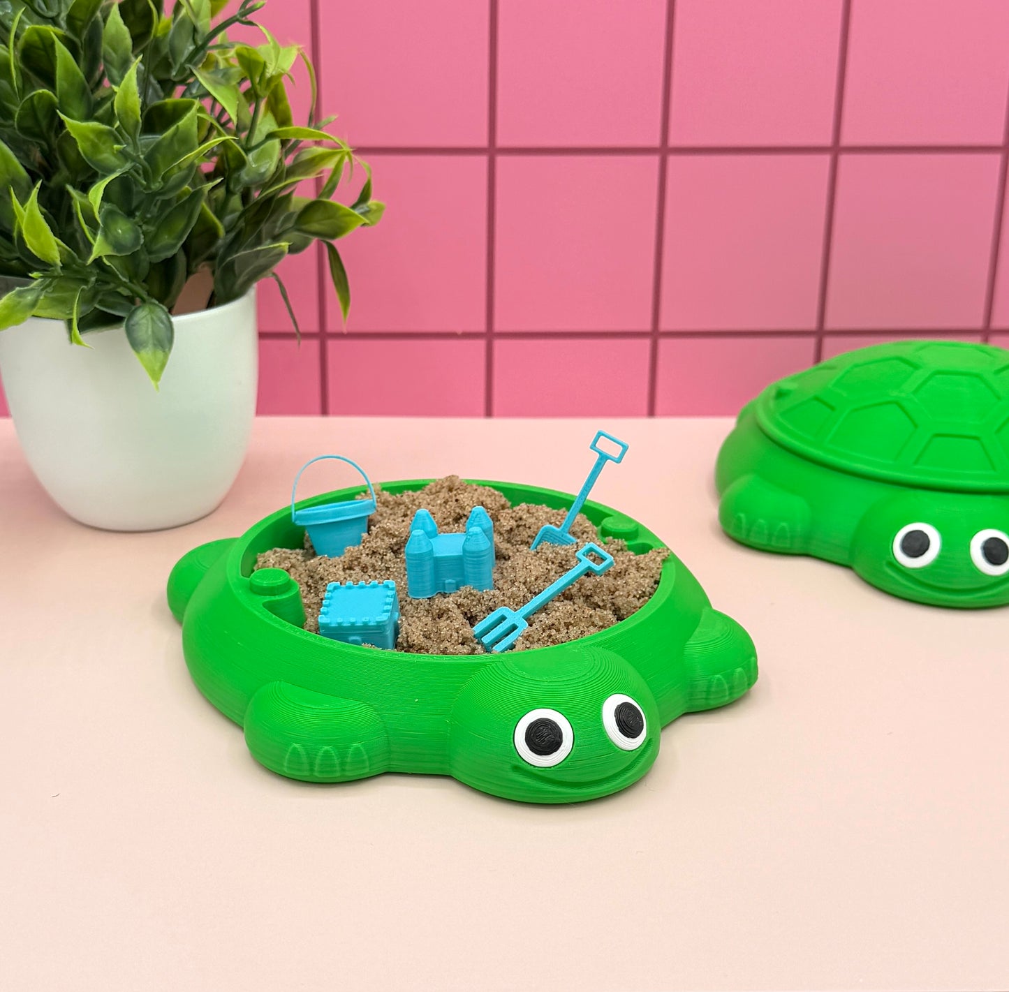 Retro Green Turtle | Desk Zen Sandbox