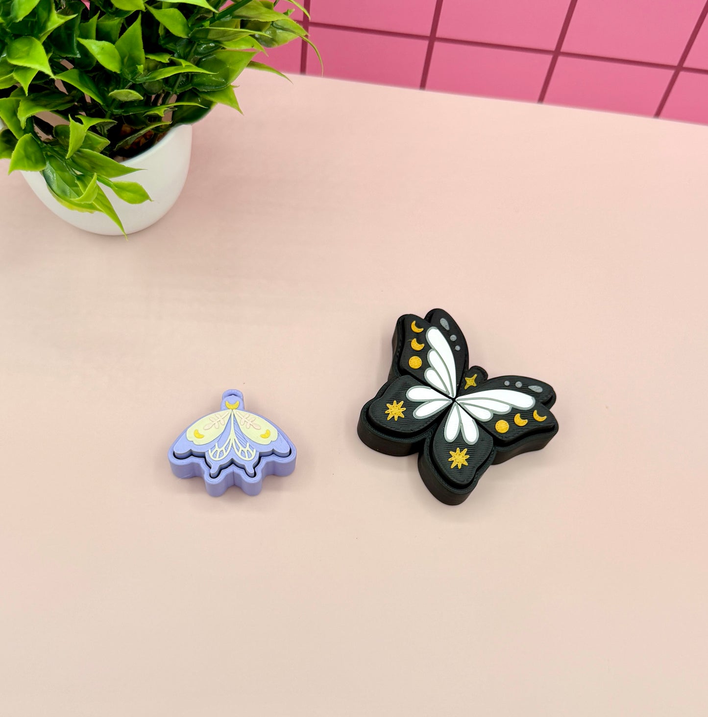 Moth Pixie Fidget Clicker Novelty Collectible
