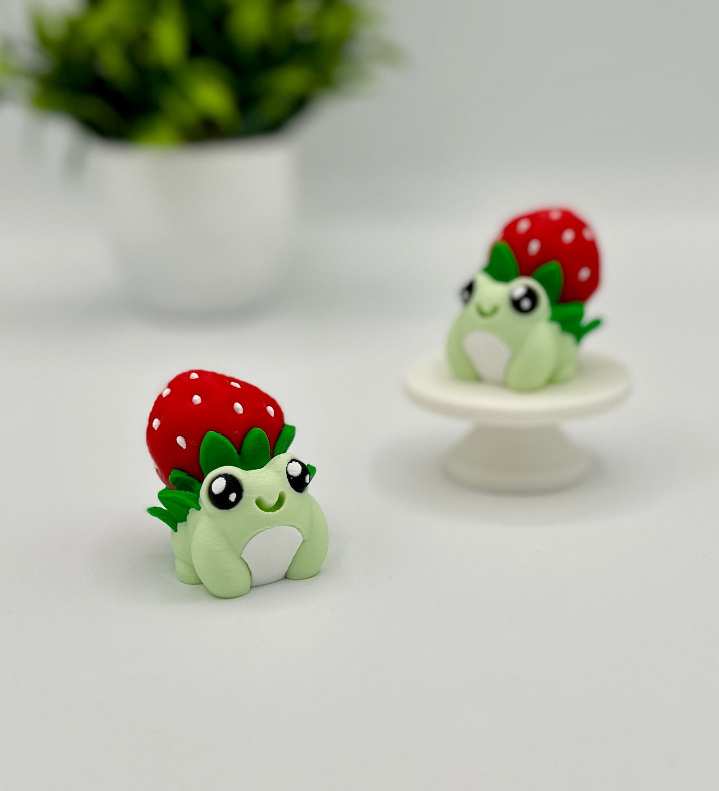 Frog Strawberry Fidget Clicker