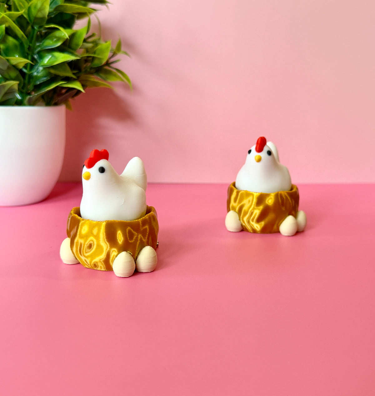 Chicken on a Nest | Keyboard Fidget | Click Fidget | 3D Printed Clicker