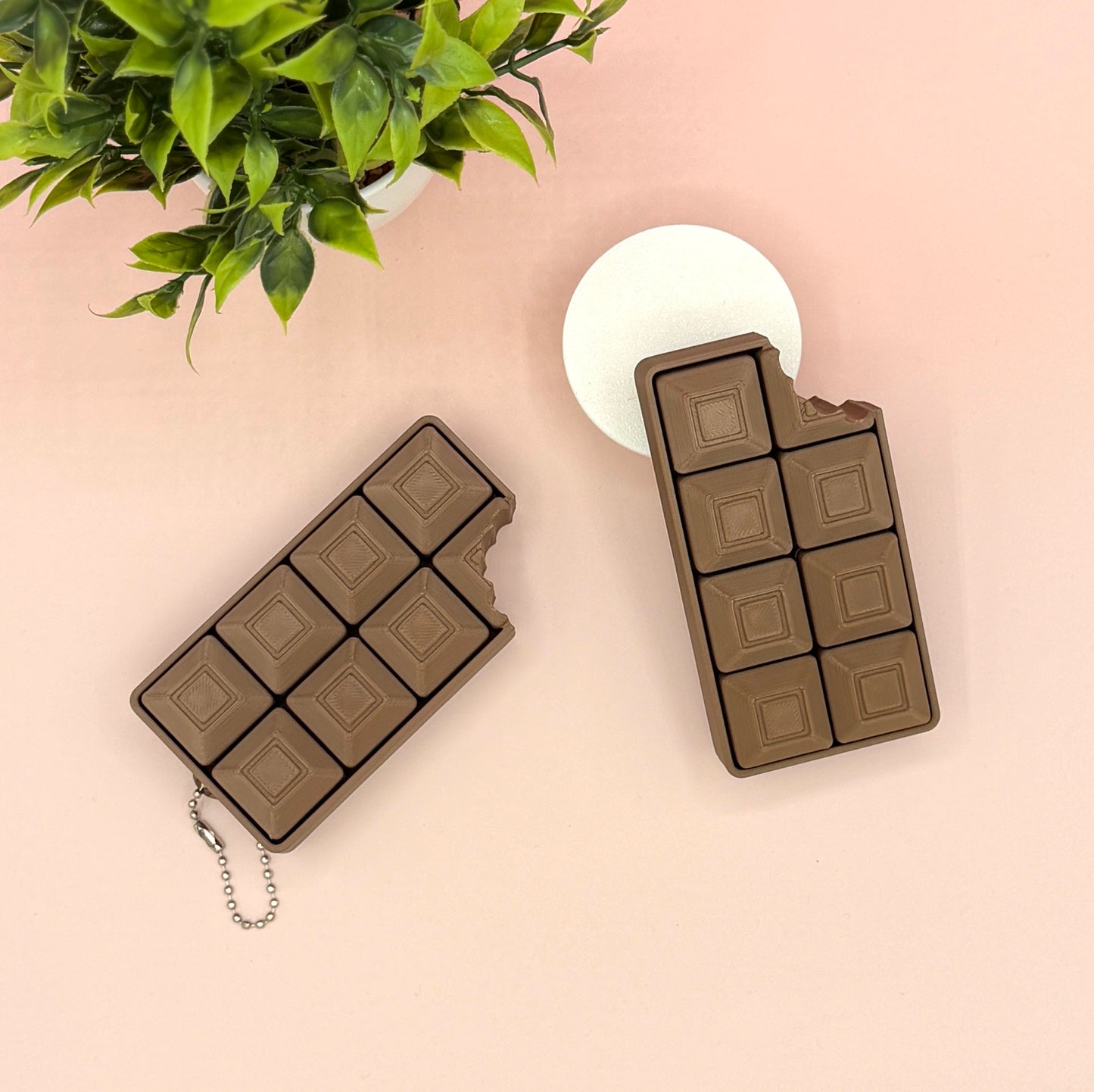 Chocolate Bar Fidget Clicker Novelty Collectible