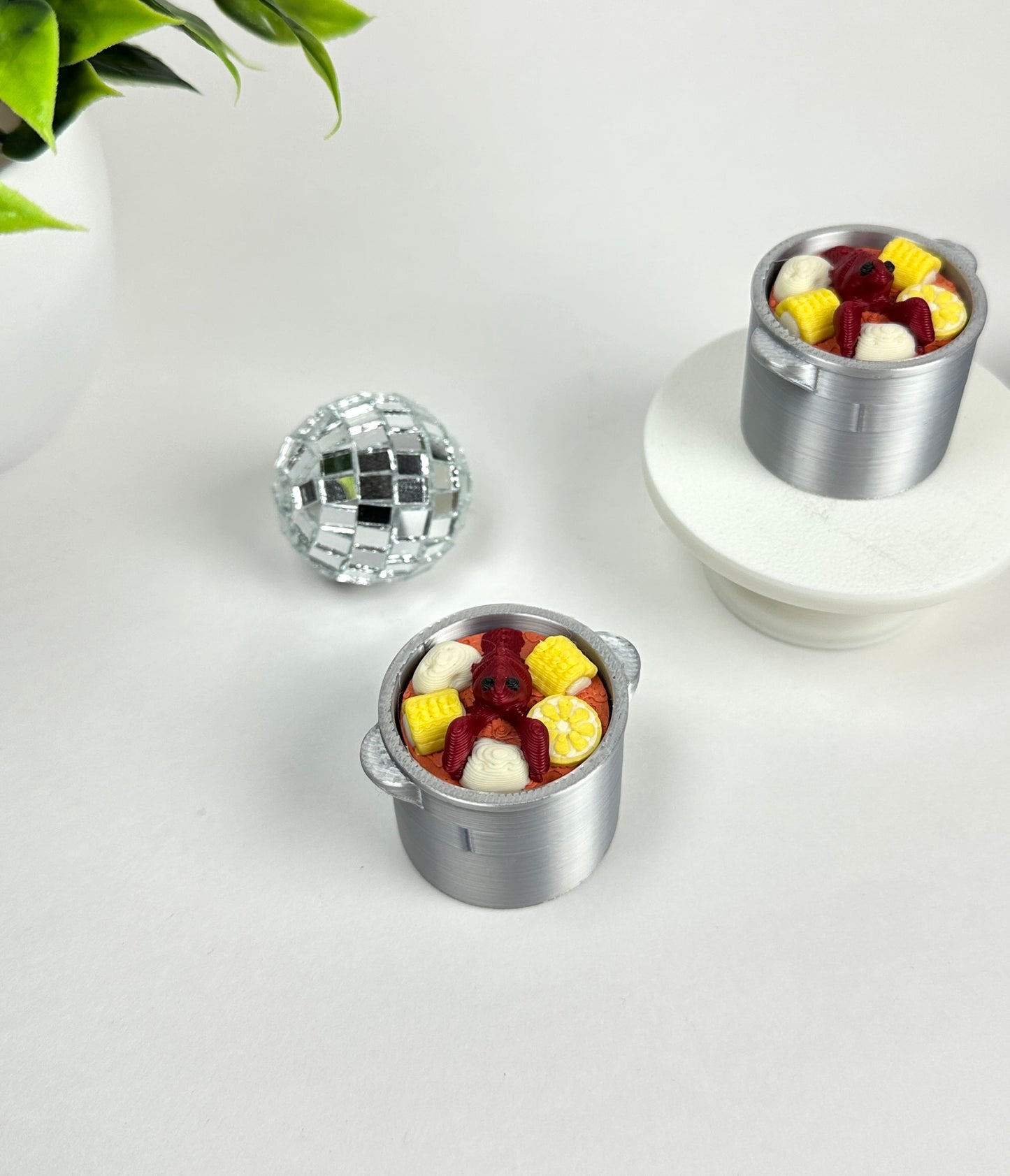 Crawfish Boil Fidget Clicker Keychain