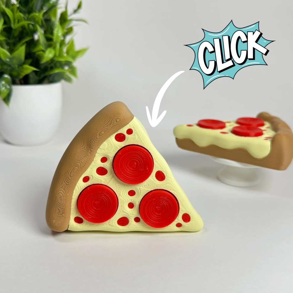 Pepperoni Pizza Clicker | Keyboard Fidget | Click Fidget | 3D Printed ...