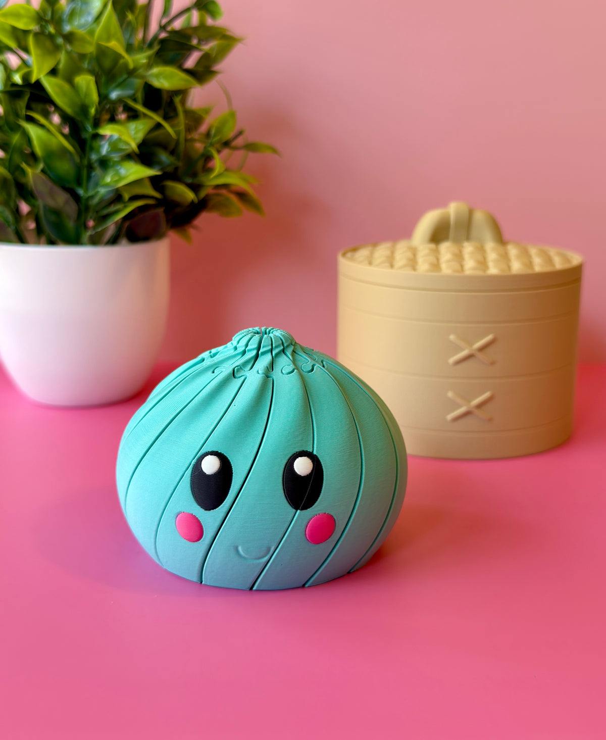 Teal Flexi Dumpling Fidget with Storage Case