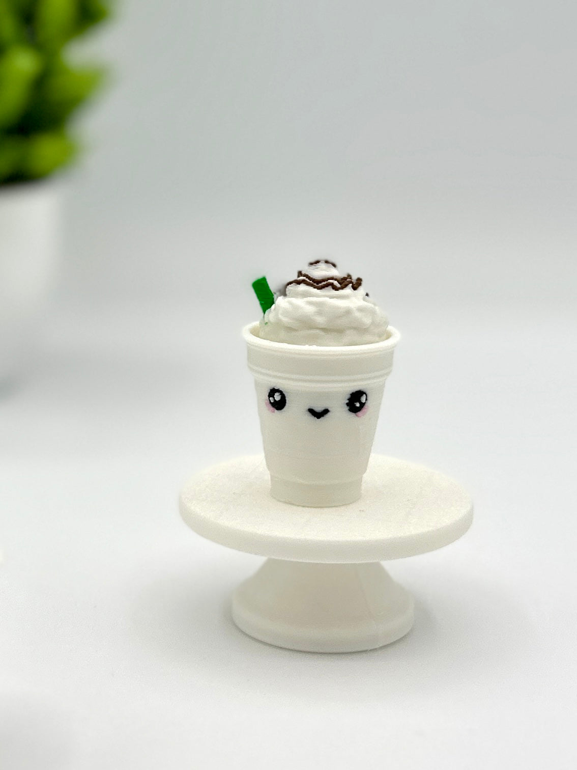 Frappe Coffee Clicker Keychain | Keyboard Fidget | Click Fidget | 3D Printed Clicker