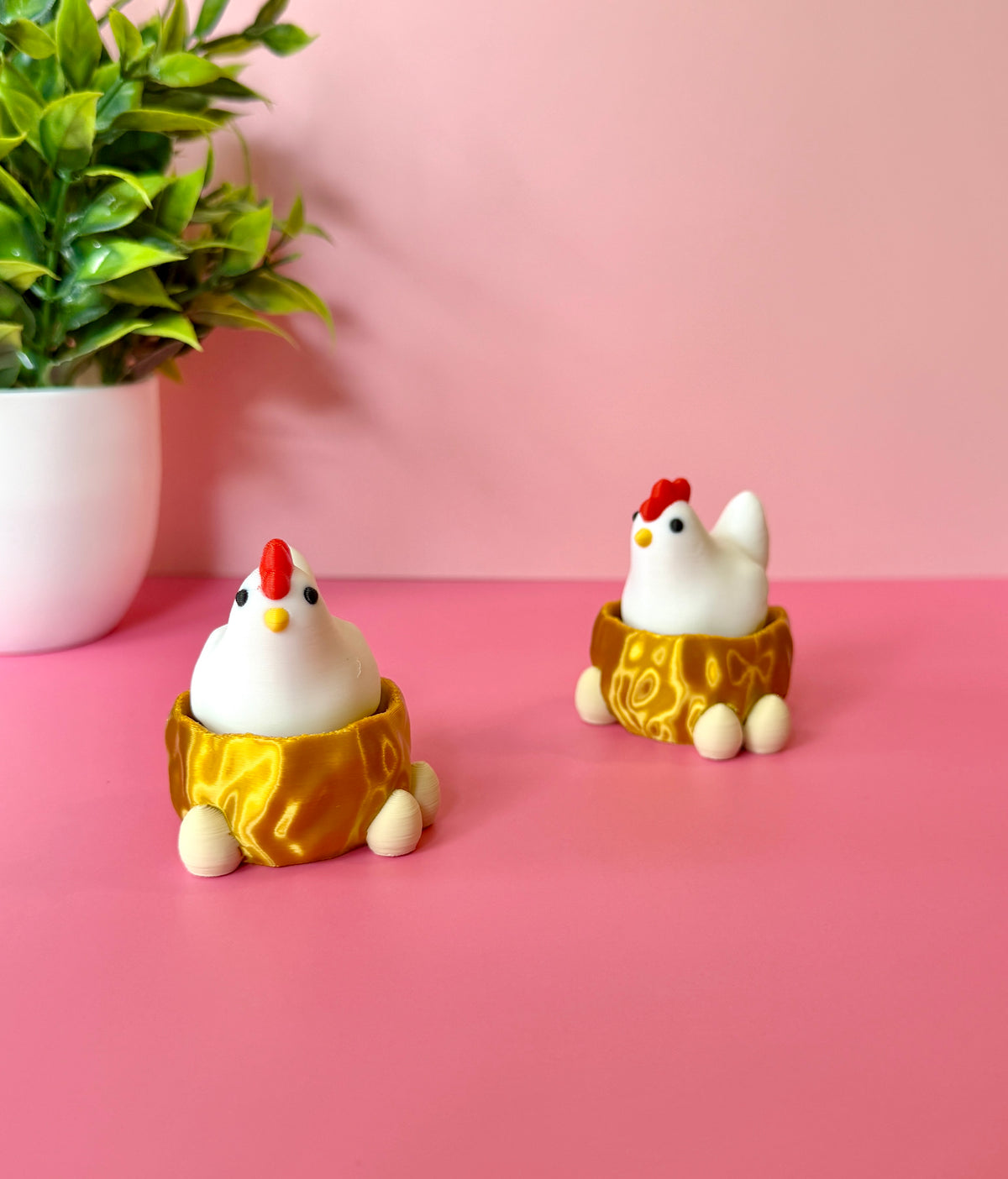 Chicken on a Nest | Keyboard Fidget | Click Fidget | 3D Printed Clicker