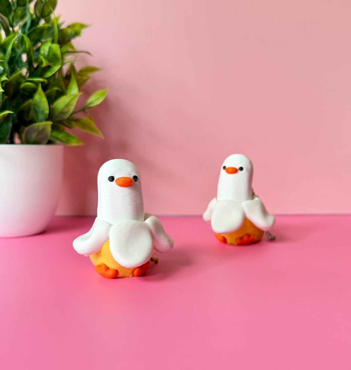 Banana Duck Fidget Clicker Novelty Collectible