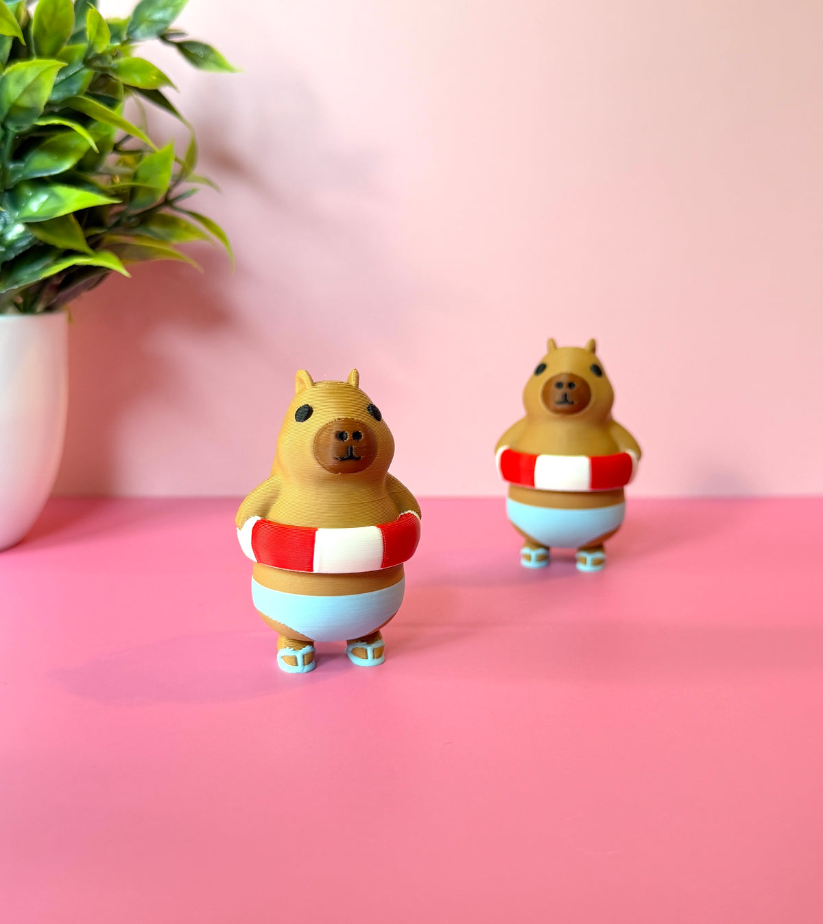 Capybara Floaty | Keyboard Fidget | Click Fidget | 3D Printed Clicker
