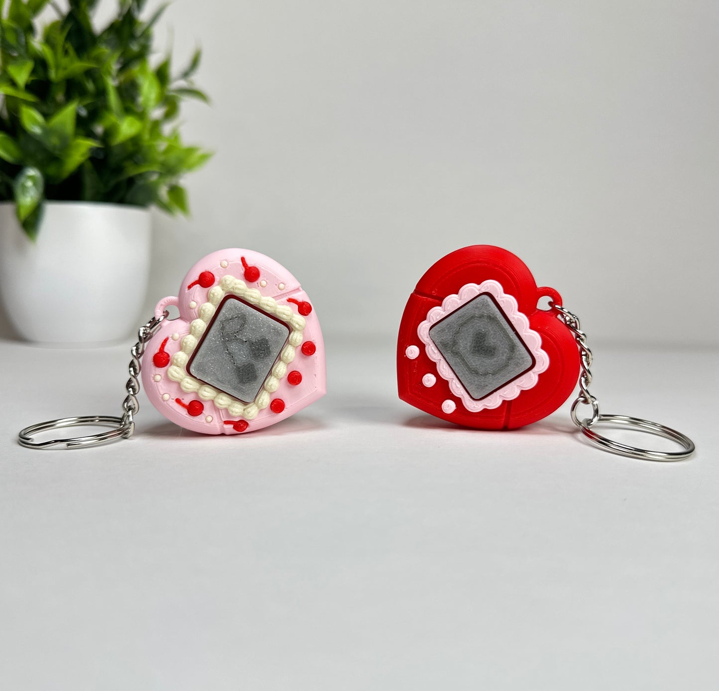 Love V Pet Clicker Tamagotchi | Keyboard Fidget | Click Fidget | 3D Printed Clicker