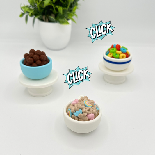 Cereal Bowl | Keyboard Fidget | Click Fidget | 3D Printed Clicker