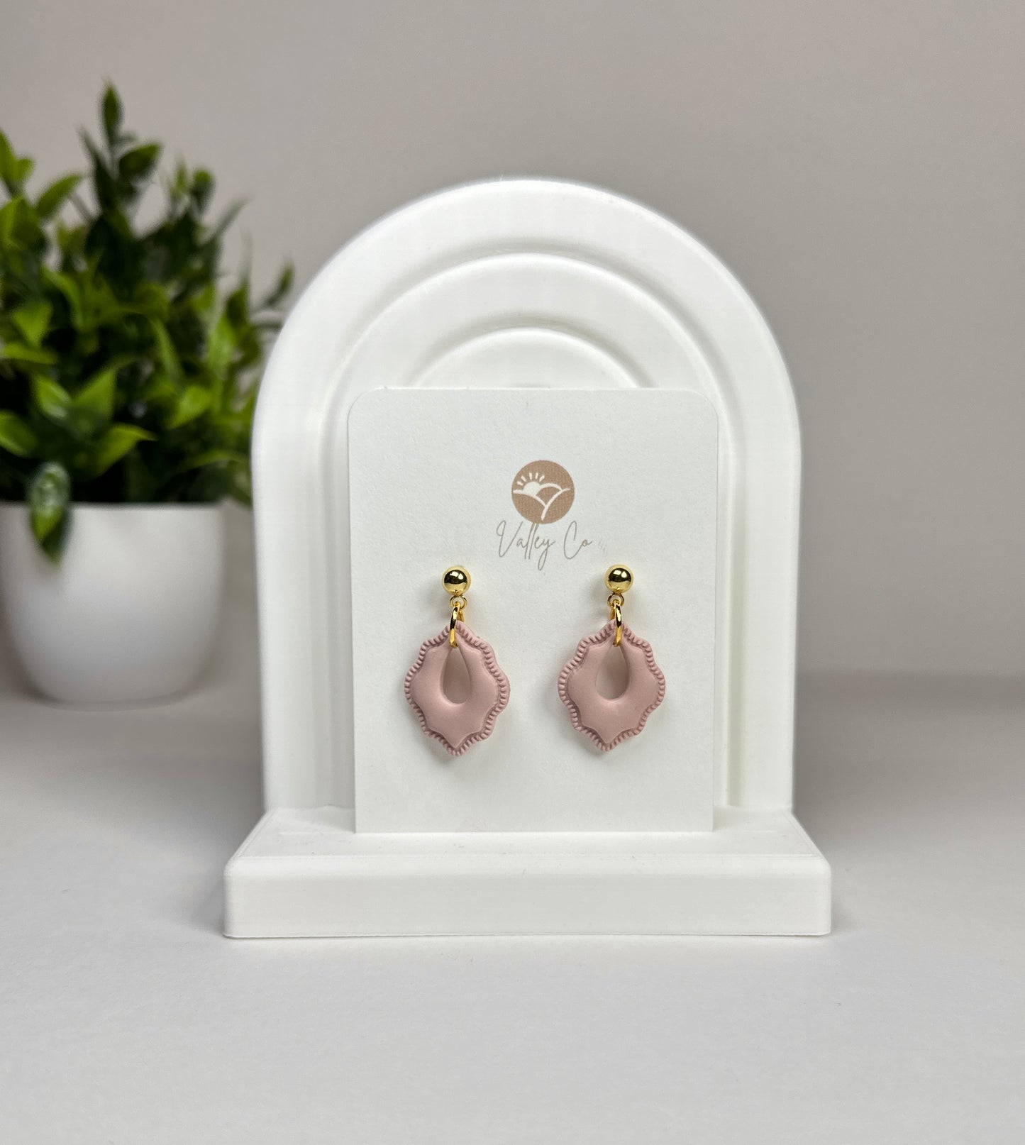 Charlotte | Polymer Clay Drop Earrings