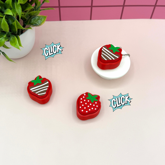 Strawberry Fruit Fidget Clicker Novelty Collectible