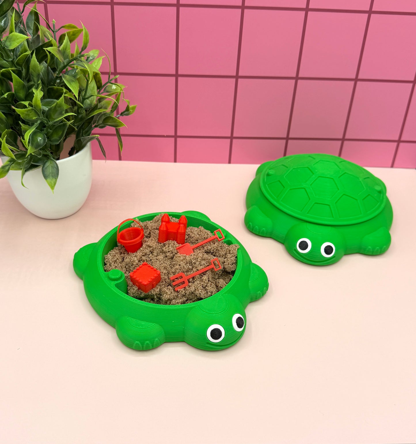 Retro Green Turtle | Desk Zen Sandbox