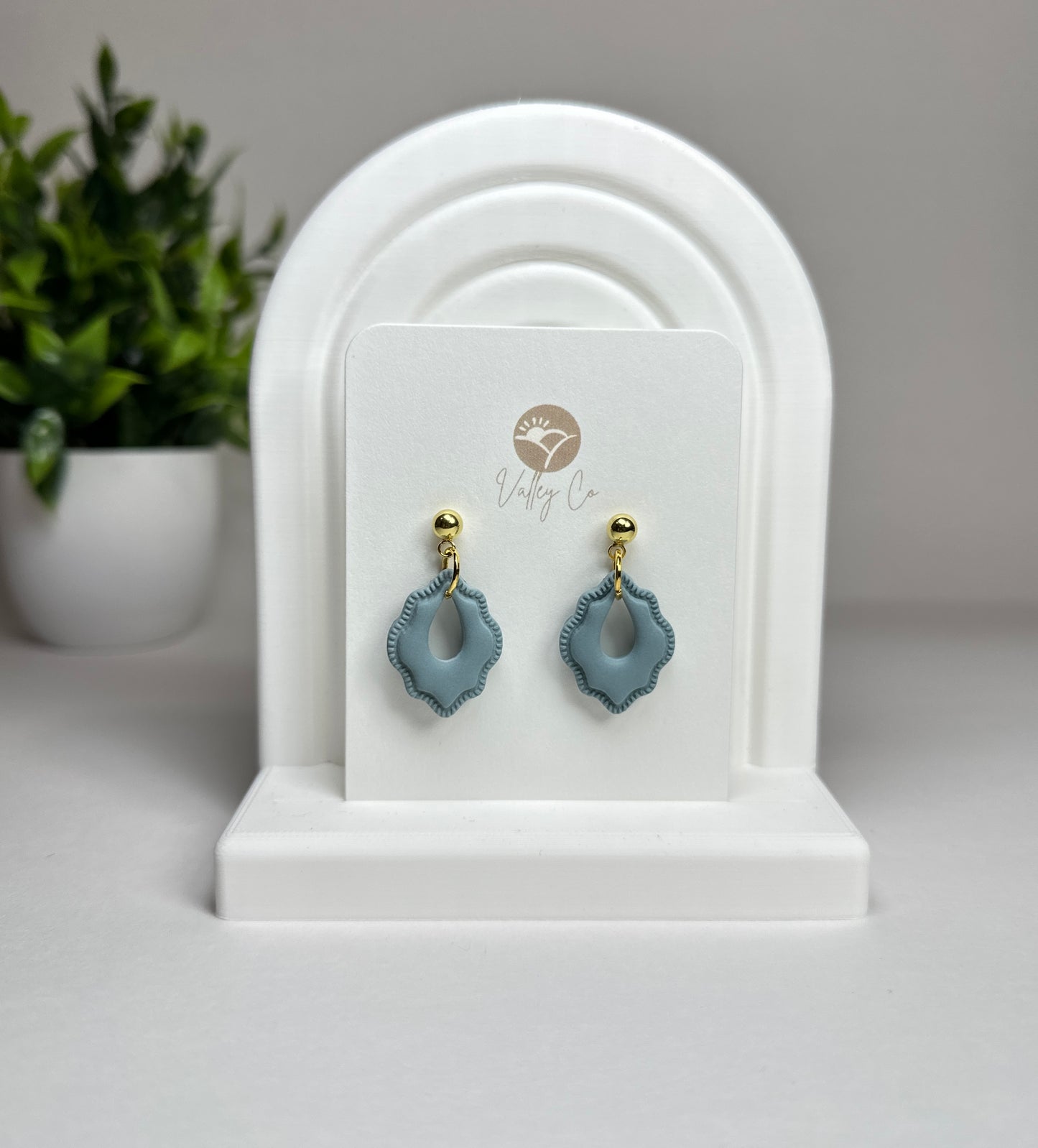 Charlotte | Polymer Clay Drop Earrings