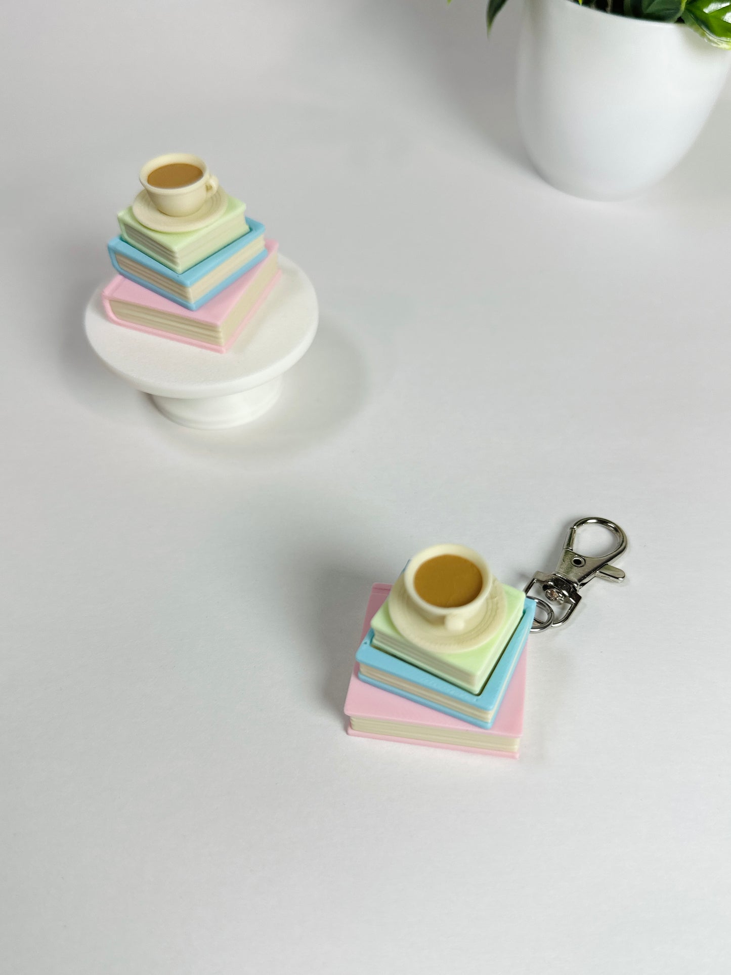 Book Stack Coffee | Keyboard Fidget | Click Fidget | 3D Printed Clicker