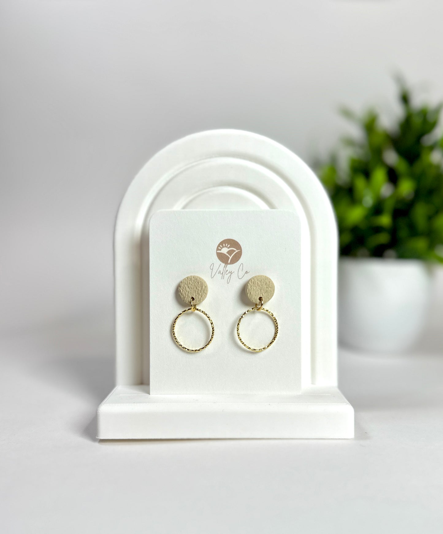 Ashlyn | Clay Drop Earrings