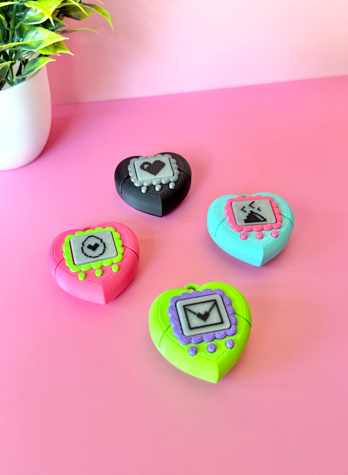 Heart V Pet Fidget Clicker Novelty Collectible