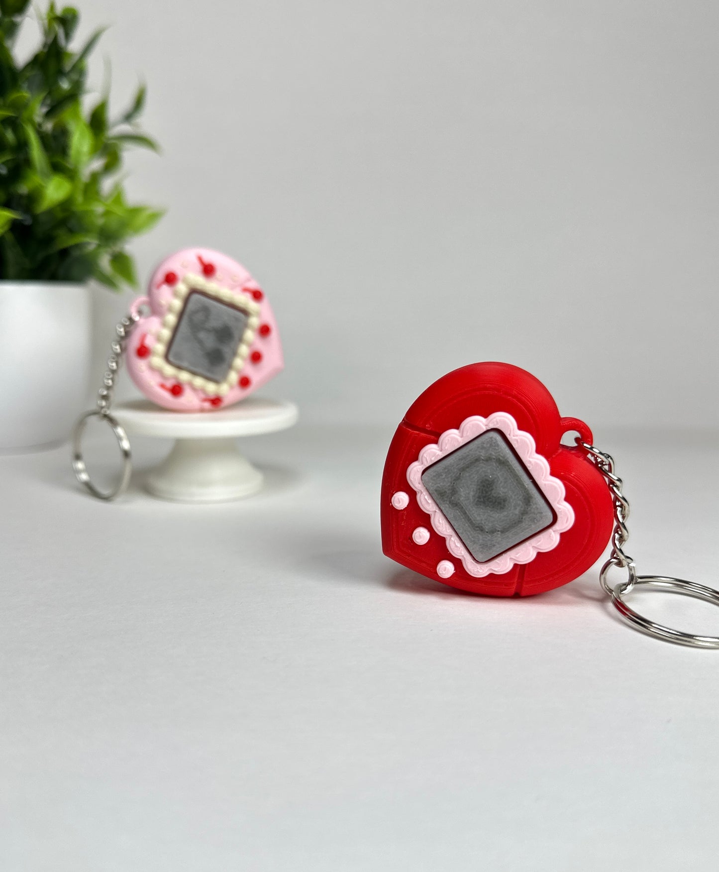 Love V Pet Clicker Tamagotchi | Keyboard Fidget | Click Fidget | 3D Printed Clicker