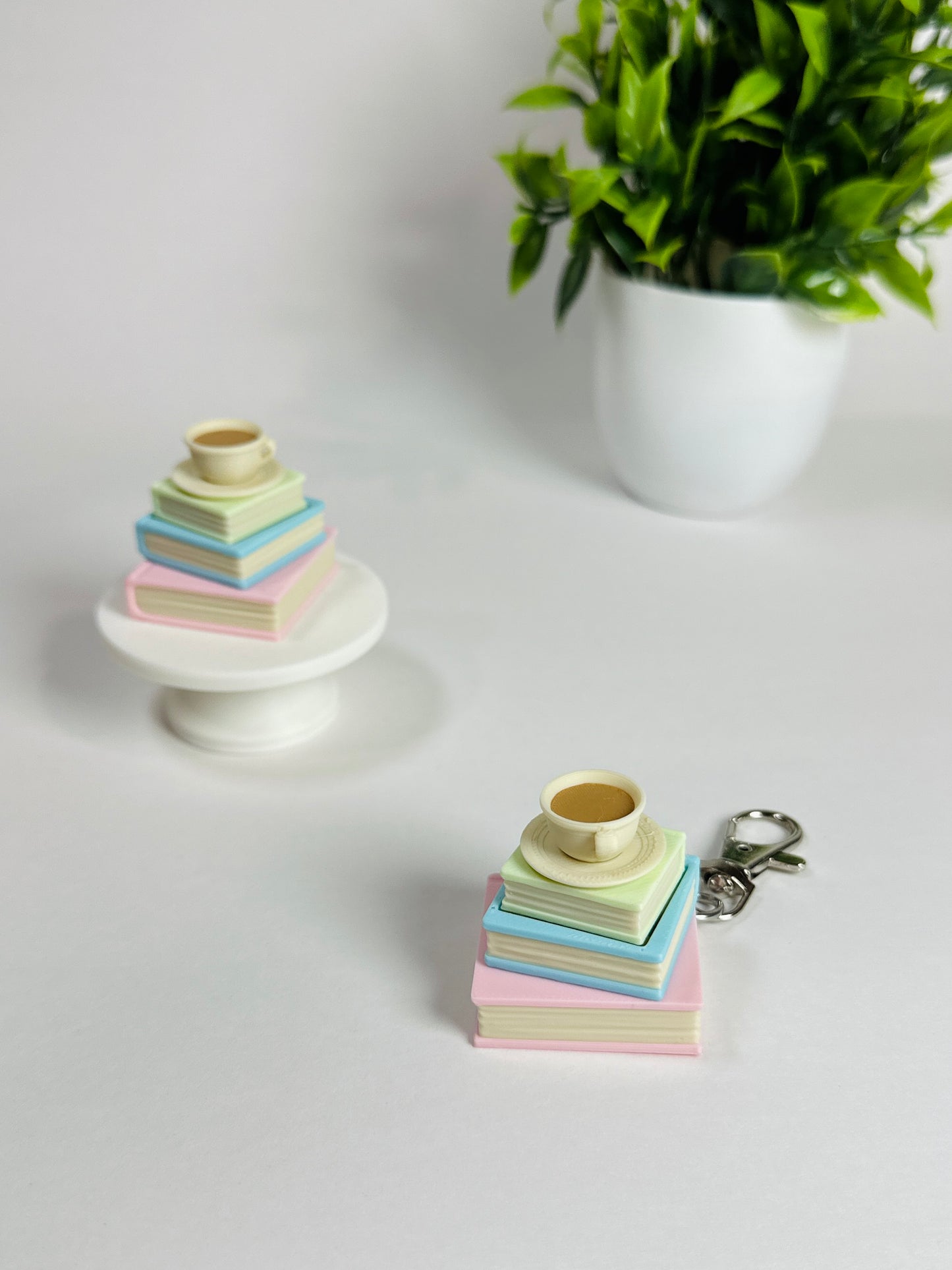 Book Stack Coffee | Keyboard Fidget | Click Fidget | 3D Printed Clicker