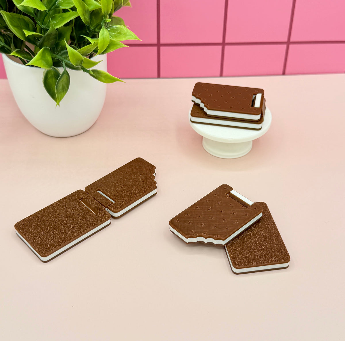Ice Cream Sandwich Hinge Slider Fidgets