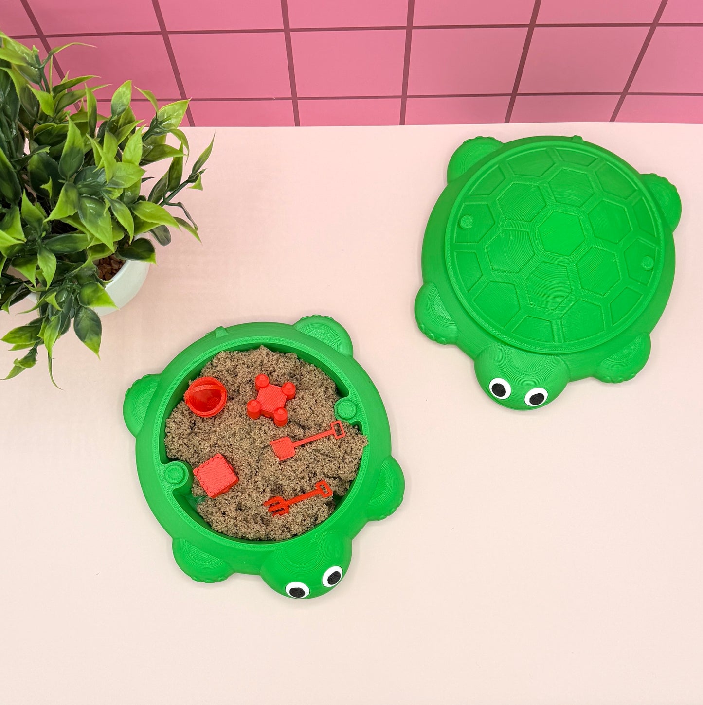 Retro Green Turtle | Desk Zen Sandbox
