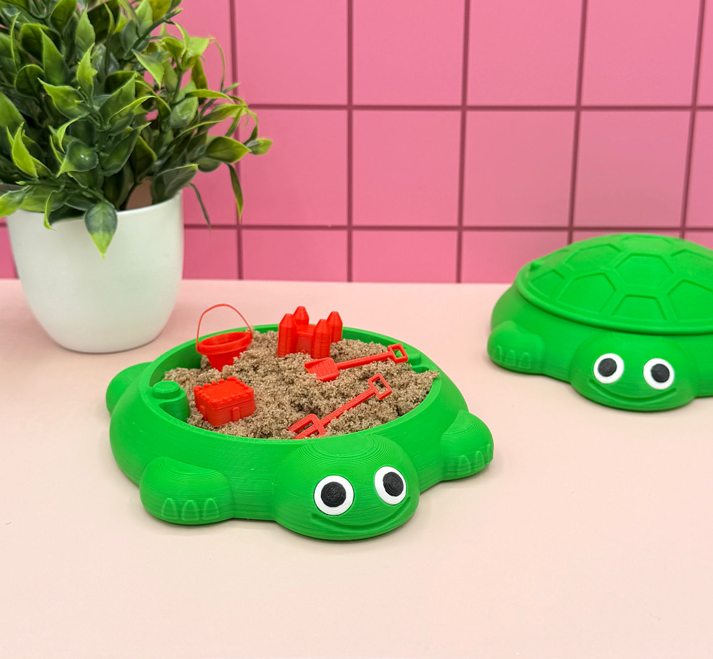 Retro Green Turtle | Desk Zen Sandbox