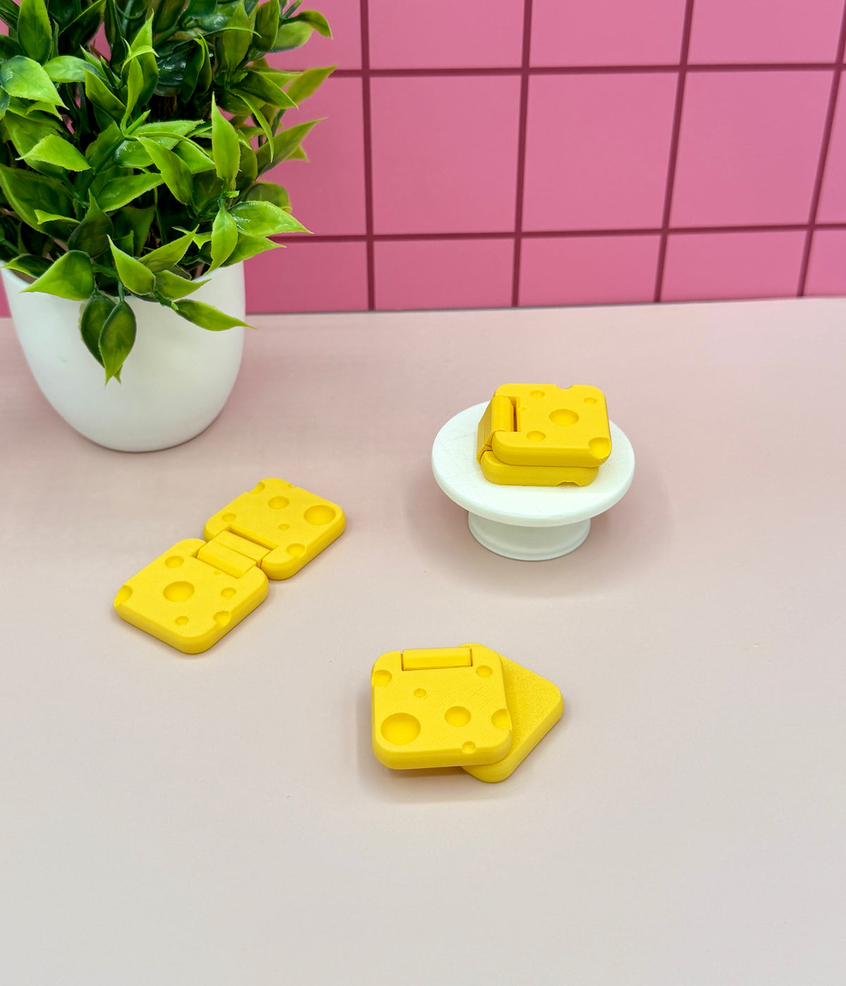Cheese Hinge Slider Fidgets
