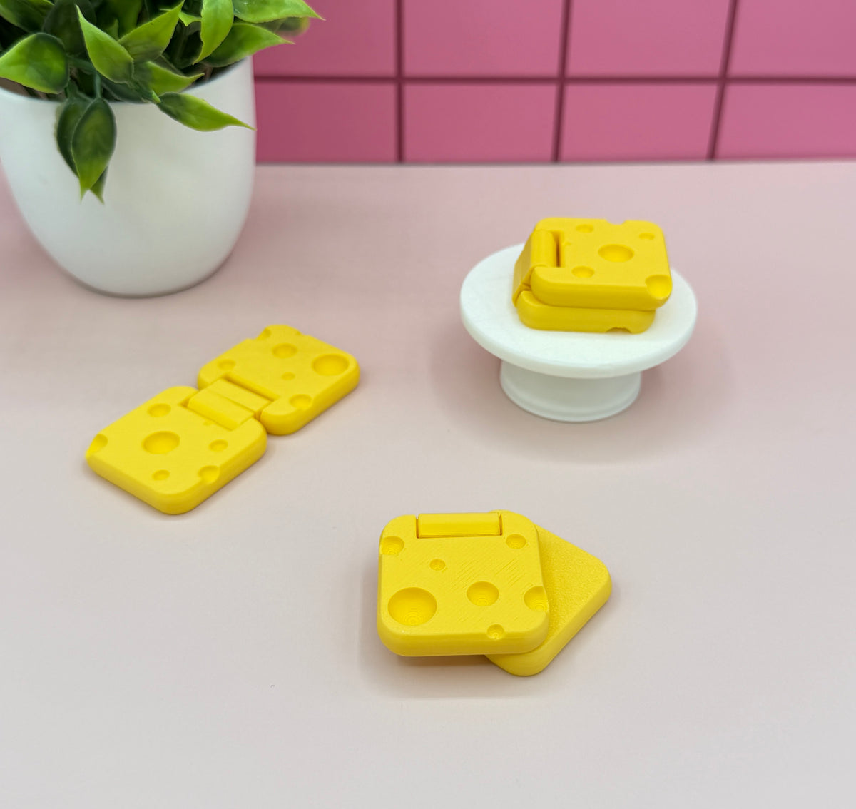 Cheese Hinge Slider Fidgets
