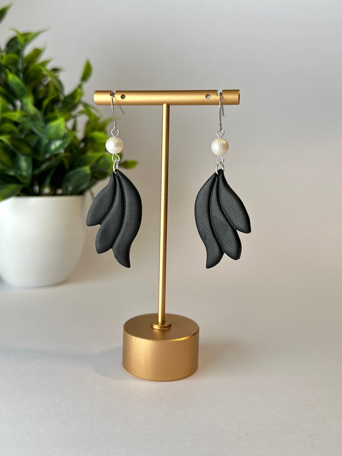 Grace | Polymer Clay Dangle Earrings