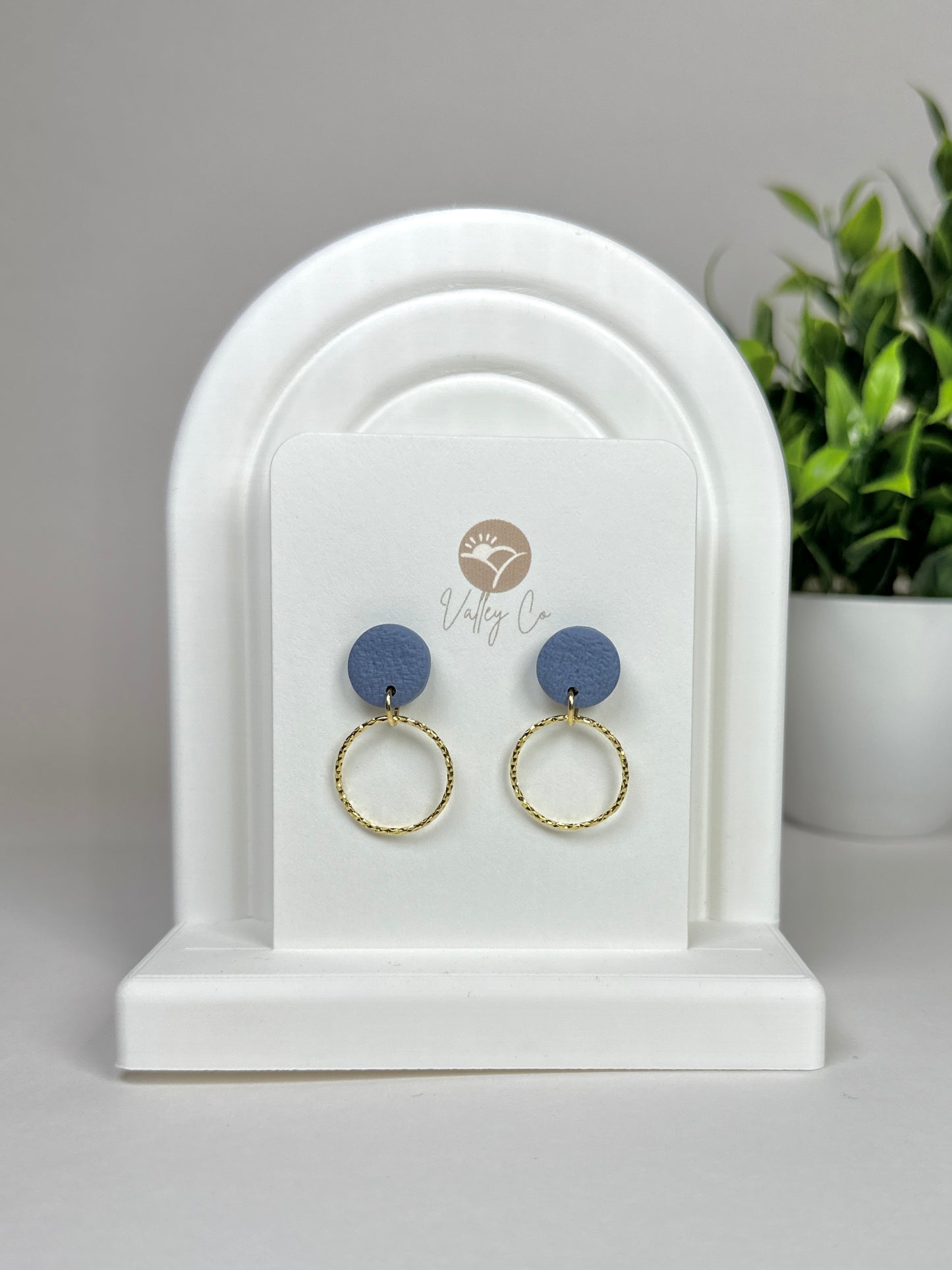 Ashlyn | Clay Drop Earrings