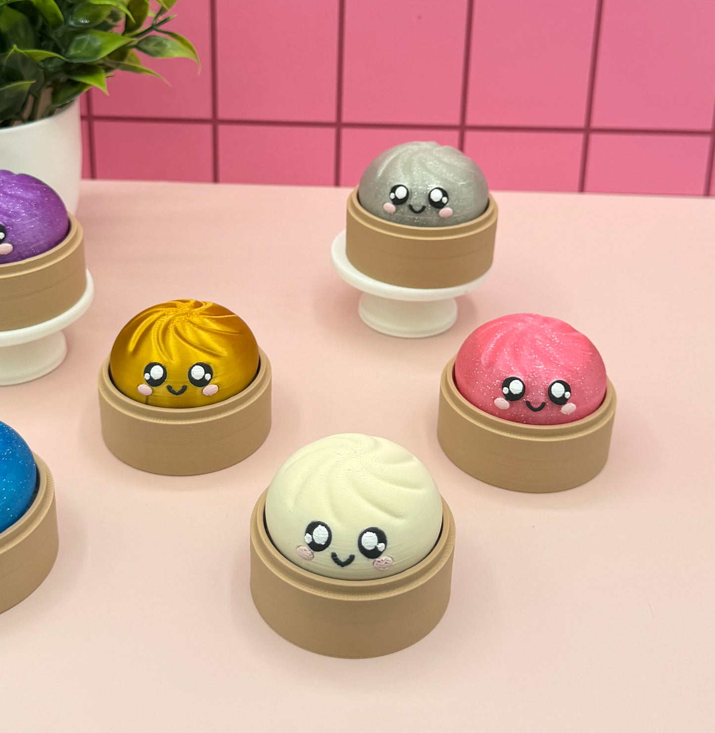 Dumpling Fidget Clicker Novelty Collectible