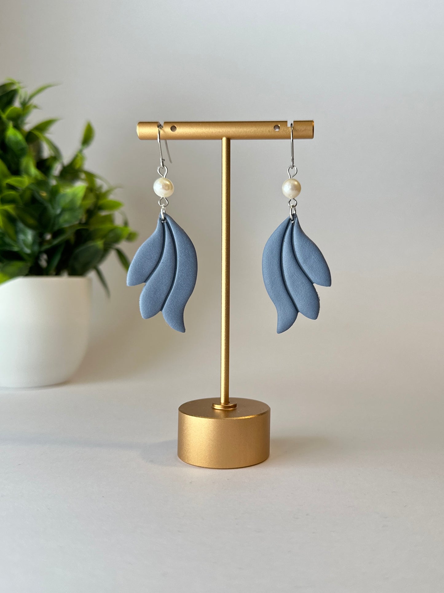 Grace | Polymer Clay Dangle Earrings