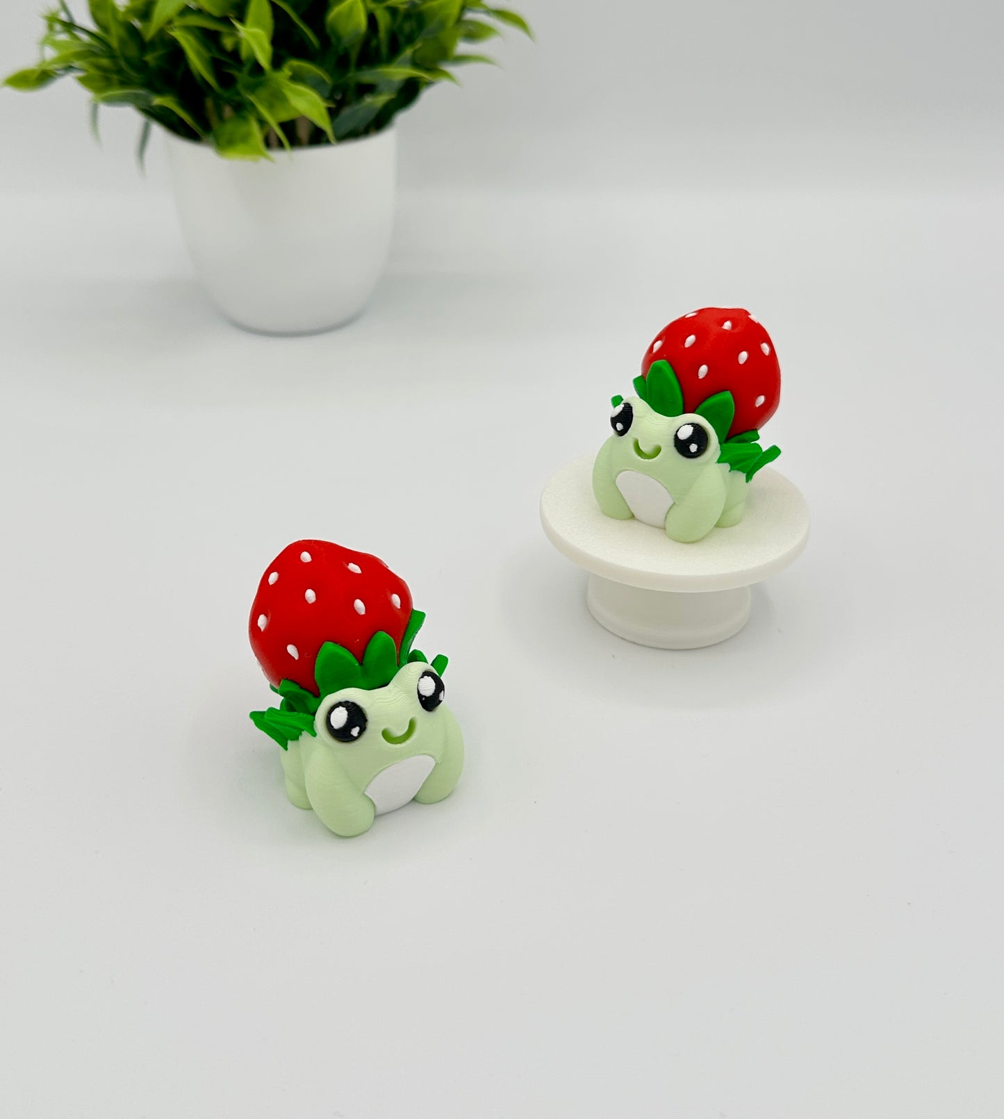 Frog Strawberry Fidget Clicker