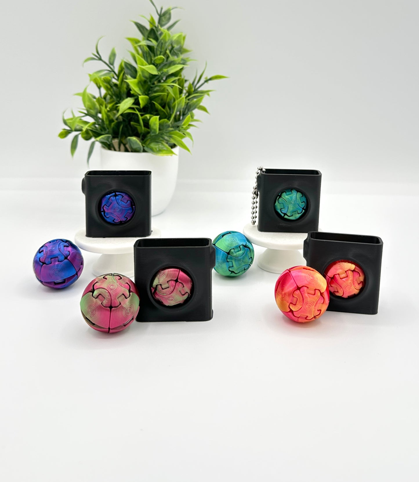 Zorble Fidget Ball with Carrying Case