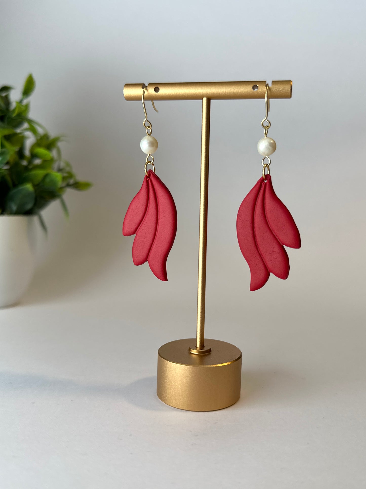 Grace | Polymer Clay Dangle Earrings