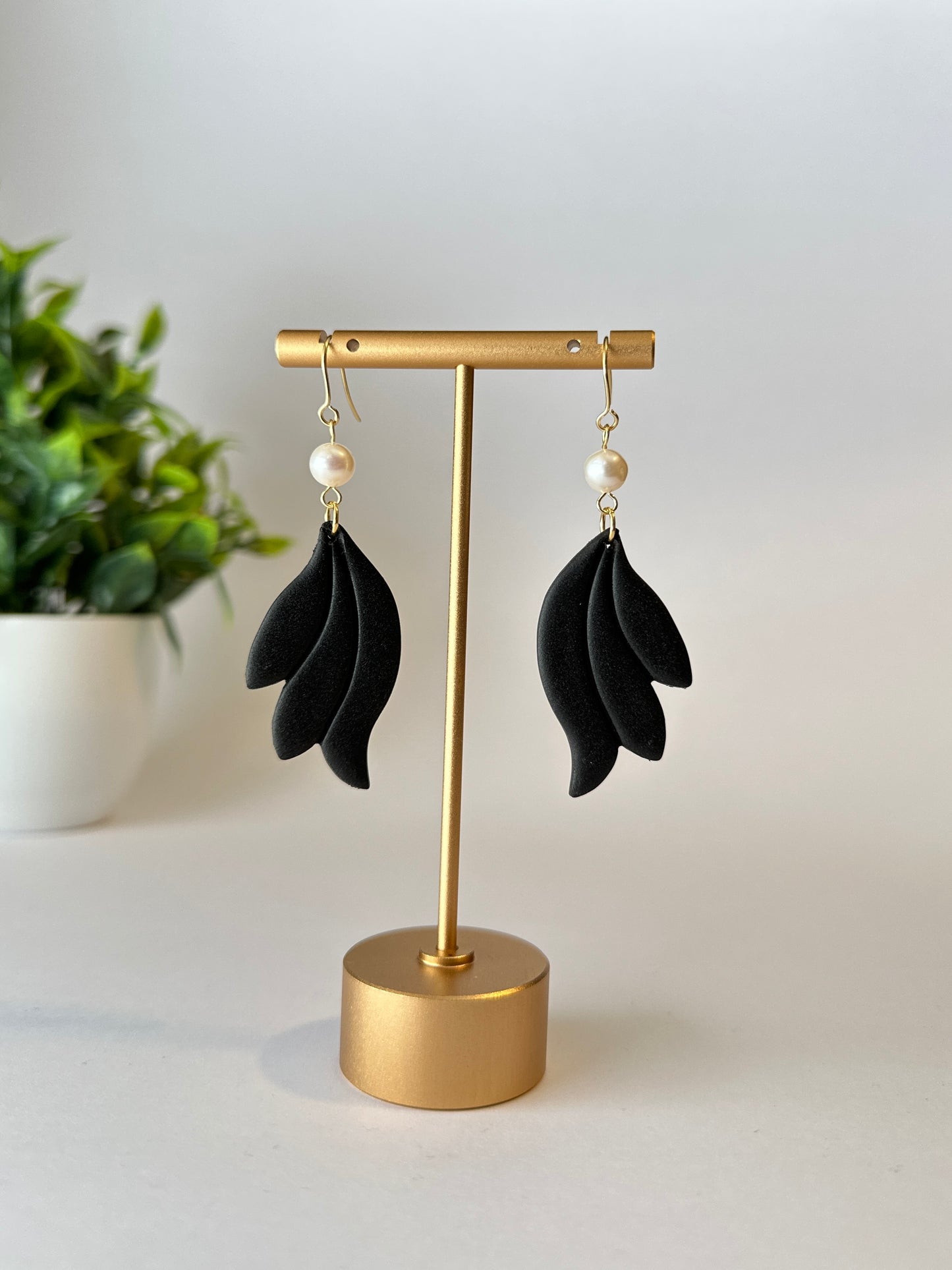 Grace | Polymer Clay Dangle Earrings