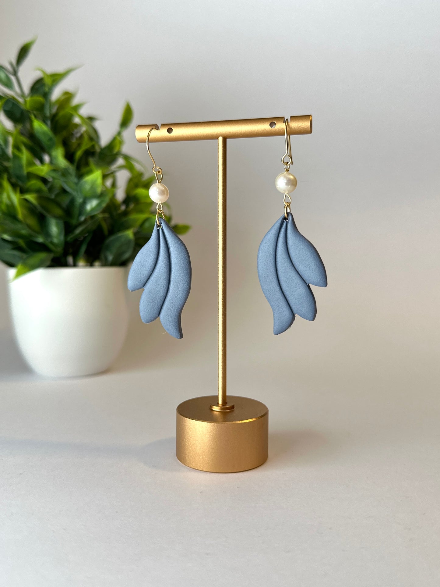 Grace | Polymer Clay Dangle Earrings