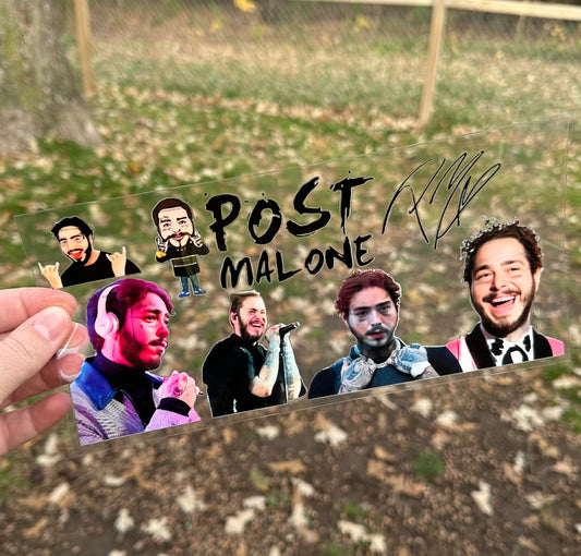 Post Malone | DISCONTINUING | UV DTF Can Cup Wrap - Ready to Apply