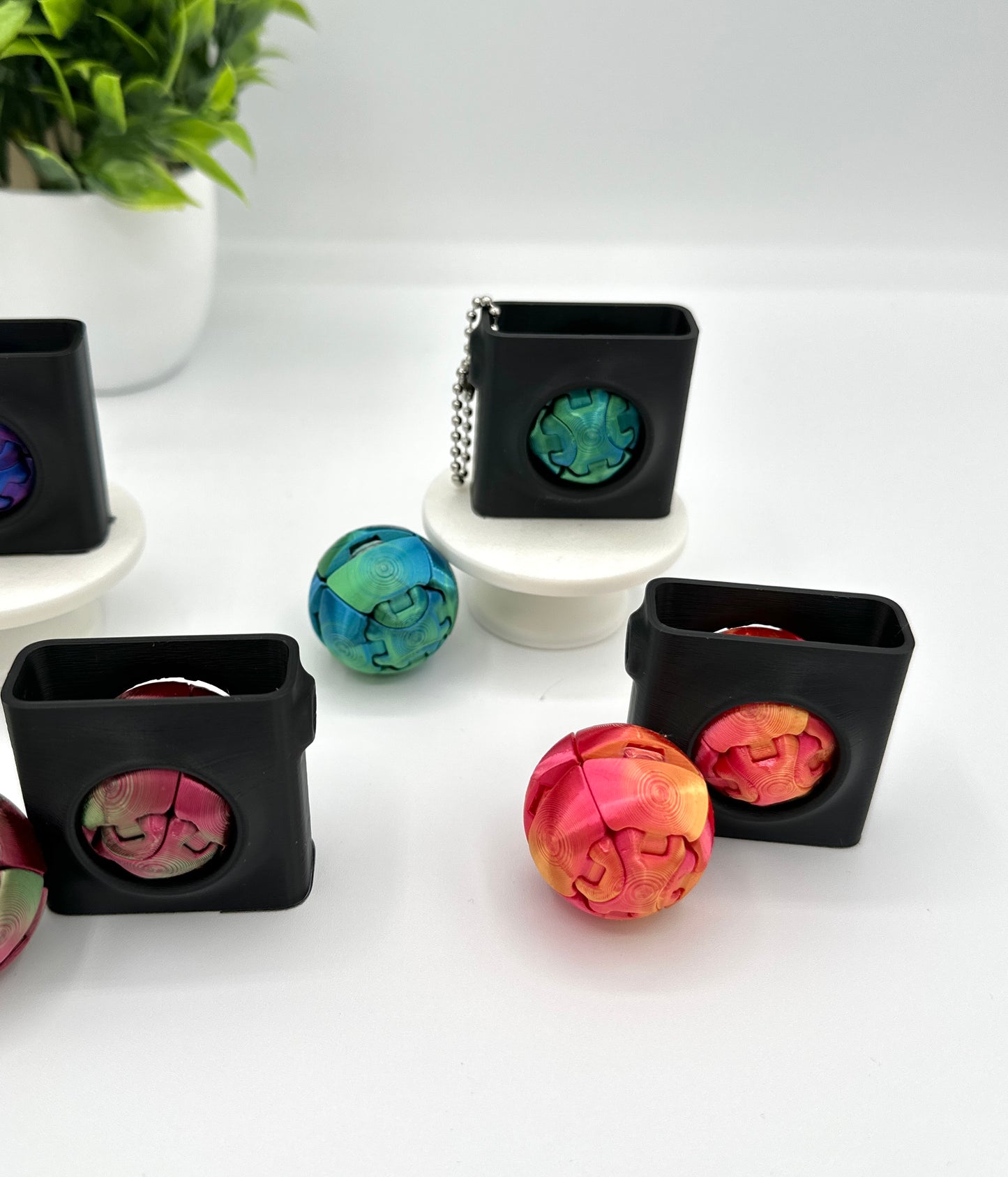 Zorble Fidget Ball with Carrying Case