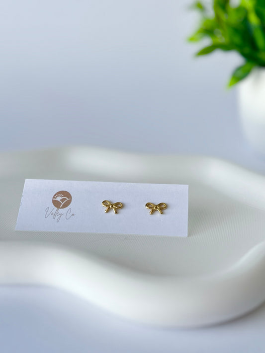Bow | Stud Earrings (Multiple Colors)